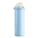 POWCAN 24 oz Metal Water Bottle: 2-in-1 Push-Button Spout &amp; Quick-Flip Straw, Leakproof, Cold 24Hrs, Fits Car Cup Holder, Insulated Cup for Sports, School, Trip, Gift for Women, Girls (Glass Slipper)