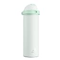 POWCAN 24 oz Vacuum Water Bottle for Office: Spill Proof Lid with Straw, Lightweight, Double Walled, BPA-Free, Insulated Stainless Steel Flask for College, Travel, Sport, Daily Use, Gift (Mint Green)