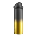 POWCAN 32 oz Insulated Water Bottle: 2-in-1 Push-Button Spout &amp; Quick-Flip Straw Lid, Leakproof, Keep Cold 24Hrs, BPA-Free, Stainless Steel Water Bottle for Sports, School, Travel, Gym, Gift (King)
