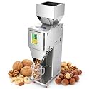 Powder Filling Machine, Automatic Filling Machine & Multi-Speed Filling Machine, Weight Filling Machine with Foot Pedal & Digital Control for Small Business Coffee Beans Grains (0-1000g/2.2 lbs)