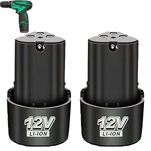 12v cordless drill driver replacement battery for 12v drillscerwdriver machines na121 2pcs 12 volt lithium-ion battery 15ah