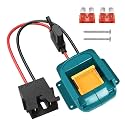 Power Adapter Wheels for Makita 18V LXT Battery with Wire Harness Connector and Fuse Holder Compatible for Fisher-Price 12 Volt Power Battery Wheels Kids Ride-on Toy, 12AWG Wire with 40A Fuse