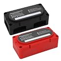 Power Distribution Block Heavy Duty 300A Battery Bus Bar for Car Boat RV Yacht, Modular Design, Easy Wiring, 12-48V