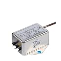 Power Filter DC 12V Anti-Interference 220v AC Audio Inverter servo Three-Phase 380v(10A Screw 0 250V SJD610 Filter Secondary)