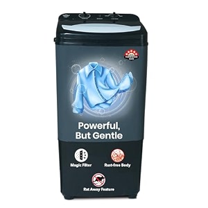 power guard 85 kg top load washer 360 smart wash technology pg85bkwash protective rat meshblack