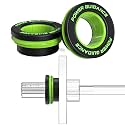POWER GUIDANCE Fitness Barbell Clips 2" (Pair) - Quick fix Olympic Barbell Clamps &amp; Collars for Secure Weightlifting &amp; Powerlifting - Barbell Clips for Bars