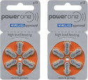 Power one P13 Hearing Aid Battery (6X2 strip) 12 Cells Hearing Aid Battery Stethoscope Case