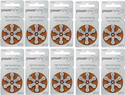 Power one P312 Hearing Aid Batteries 1.45V 10 patta (60 battery) Button Cells Stethoscope Case