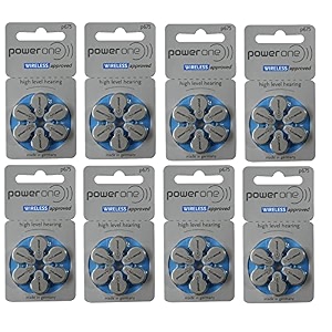power one p675 hearing aid battery 6 x 8pack 48 nos