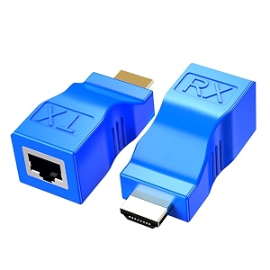 power prime hdmi extenderhdmi to rj45 network cable extender converter repeater over cat 5e  6 1080p up to 30m extender for hdtv ps4 stb 4k 2k