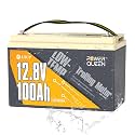 Power Queen 2Pack 12V 100Ah Trolling Motor LiFePO4 Battery for Marine, RV