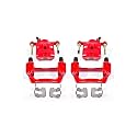 PowerStop Rear Red Powder Coated Brake Caliper Pair for Subaru Forester 2009-13 |Impreza 2008-14 |WRX 2012-21 - High-Temp Brake Caliper Upgrade, S3424