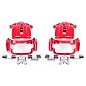 PowerStop Rear Red Powder Coated Brake Caliper Pair for Cadillac DeVille 2003-05 |DTS 2006-11 |Chevrolet Silverado 1500 2003-07 |Silverado 1500 Classic 2007 - High-Temp Brake Caliper Upgrade, S4854