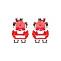 PowerStop Rear Red Powder Coated Brake Caliper Pair for Chevrolet Cobalt 2005-08 |HHR 2008-10 |Malibu 2004-12 |Pontiac G5 2007-10 |G6 2005-10 |Aura 2007-09 - High-Temp Brake Caliper Upgrade, S4892