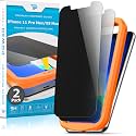 Power Theory Designed for iPhone 11 Pro Max, iPhone XS Max Privacy Screen Protector Tempered Glass Anti Spy protection [9H Hardness], Easy Install Kit, 99% HD Bubble Free Case Friendly, 2 Pack