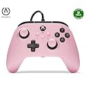 PowerA Wired Controller for Xbox Series X|S - Pink, gamepad, video game/gaming controller, works with Xbox One, Officially Licensed