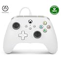 PowerA Wired Controller for Xbox Series X|S - White, gamepad, wired video game controller, gaming controller, works with Xbox One