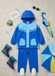 POWERAPPARELS Solid Colorblock Boys Girls Rain
