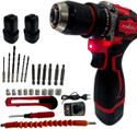 PowerBilt CORDLESS BRUSHLESS DRILL 16.8V LI-ION BATTERY & CHARGER,45 NM MAX TORQUE Power & Hand Tool Kit
