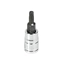 Powerbuilt T-20 Star Bit Socket, 3/8 Inch Drive, Torx, High Visibility Size Marking - 648513
