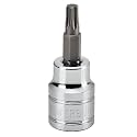 Powerbuilt T-27 Star Bit Socket, 3/8 Inch Drive, Torx, High Visibility Size Marking - 648524