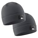 POWERCAP LED Hat Light 150 Lumens Rechargeable Fleece Beanie with Bright Built-in Headlamp Waterproof LED Warm One Size Cap
