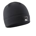POWERCAP LED Hat Light 150 Lumens Rechargeable Fleece Beanie with Bright Built-in Headlamp Waterproof LED Warm One Size Cap