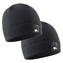 POWERCAP LED Hat Light 150 Lumens Rechargeable Fleece Beanie with Bright Built-in Headlamp Waterproof LED Warm One Size Cap