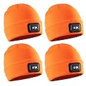 POWERCAP LED Hat Light 150 Lumens Rechargeable Fleece Beanie with Bright Built-in Headlamp Waterproof LED Warm One Size Cap