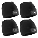 POWERCAP LED Hat Light 150 Lumens Rechargeable Fleece Beanie with Bright Built-in Headlamp Waterproof LED Warm One Size Cap