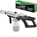 Powerful Propane Torch Gun, Kitchen Torch With Adjustable Flame, Flamethrower Blow Torch for BBQ, Campfire, Searing Steak, Camping (Propane Tank Not Included)