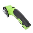 Powerful Rotary Cutter with LED Light, Cordless Cutter Low Noise Multifunctional Li Battery Powered Electric Scissors for Handcraft, Soft Leather, and Baseboards