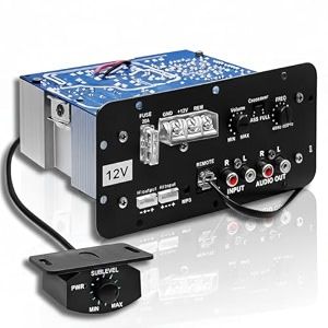 12v 120w car multi channel amplifier stereo power sub woofer kit class ab mosfet power supply for basstube enclosure under-seat enclosure woofers amp sub-woofersextra 2 fuse