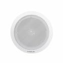 Powerlink 3-Inch 10-Watt Wired in Flush Mount Ceiling Speakers for Office, Kitchen, Home Theater, Covered Porches (White)(Pack of 1)(Metal Grill)(with LMT)