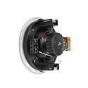 Powerlink 6.5 Inch 20 Watt Wired-in Flush Mount Ceiling Speaker Dotted Plastic Grill for Office, Kitchen, Home Theater, Covered Porches (Pack of 2)(with LMT)