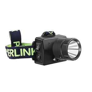 powerlink nighter 1200 mah rechargeable led headlamp head mount head light torch for farmers fishing camping cycling caving hiking hunting trekking