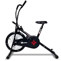 PowerMax Fitness BX-110SX Foldable Magnetic Exercise Bike for Home Gym with Back Support Seat | 110KG Max User | 4KG Flywheel | 8-Level Resistance | LCD Display, Pulse Sensor | Space-Saving & Quiet