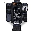 PowerNet Optimus Catcher's Bag, Rolling Equipment Bag Holds All Baseball & Softball Gear, 7 Internal Bat Sleeves, Cleat Compartment, Personalization Panel & Hooks