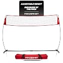 PowerNet Portable Volleyball Net for Backyard Training, Indoor Outdoor Volleyball Practice Equipment, Great for Hitting Serving Drills Small Scrimmage or 1 On 1 Game