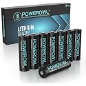 POWEROWL Lithium Batteries AA High Capacity Long Lasting, 1.5V Double A Battery for High-Tech Devices - 8 Pack