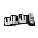 Powerpak S2018 61 Keys Electronic Roll Up Piano (Black/Silver)