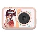 Powerpak SJCAM FunCam 2" LCD HD Digital Action Camera Cartoon Print with in-Built Games for Children & Adult Kids (FunCam Japanese Girl)