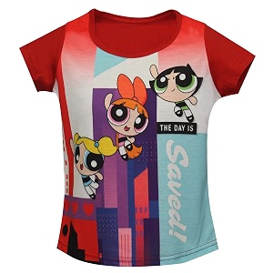 Powerpuff Girl Digital Print TOP D22 by
