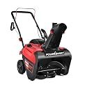PowerSmart Snow Blower Gas Powered 21-Inch, 212cc Engine Single-Stage Snowblower PS21