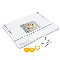 POWERTEC 24" x 32" Benchtop Router Table w/Aluminum Insert Plate – Laminated MDF Top, Reducer Rings, Leveling Screws, and Starting Pin Compatible with Bosch, DeWalt, Makita, and Other Brands (71964)