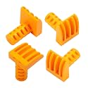 POWERTEC 4-Pack Low Profile Bench Dogs – Fits 3/4" Dog Holes for Workbenches, MFT Tables, and Portable Work Tables – Non-Marring Stock Stops for Woodworking (72284)