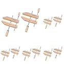 POWERTEC 71522 Wooden Handscrew Clamp – 6 Inch | Hand Screw Clamps for Woodworking, 2PK