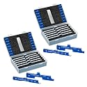 POWERTEC Router Setup Blocks &amp; Table Saw Gauge 7PC Set, 2 Pack, 71579-P2
