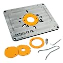 POWERTEC Router Table Insert Plate Bosch, DeWalt, Makita and Others (71850)