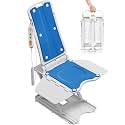 PPOLB Electric Chair Lift - Floor Lift for Elderly Falls, Support Up to 308 LB, IPX8 Waterproof Bath Lift, Foldable & Wireless Rechargeable Design, Quick-Rise Assist for Disabled